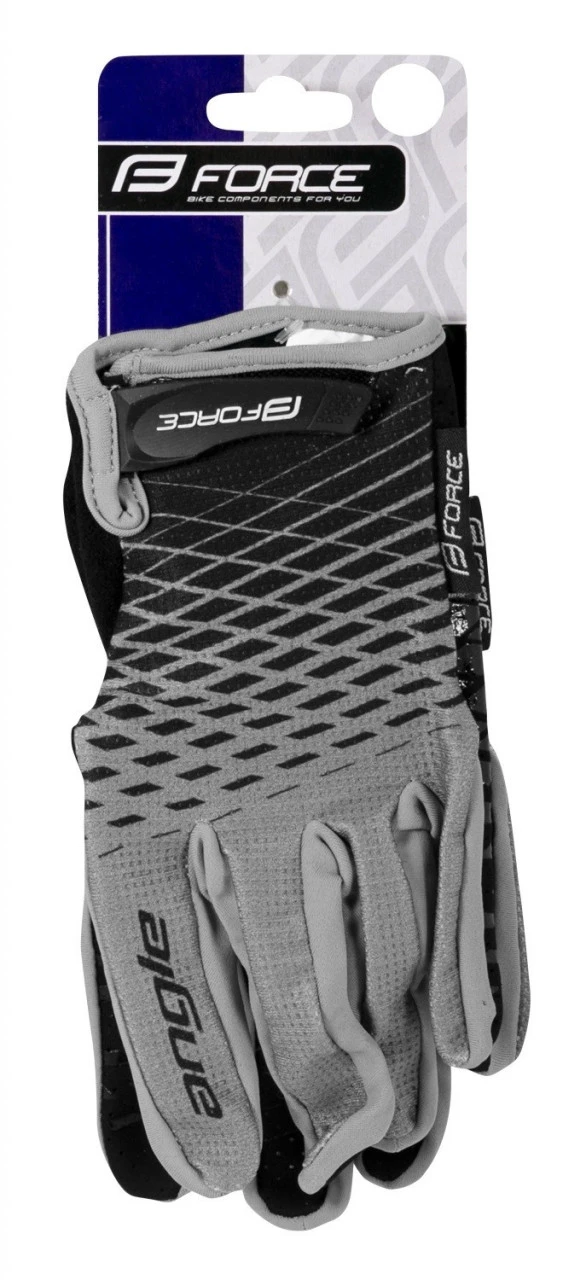 3. Manusi Force MTB Angle gri/negru