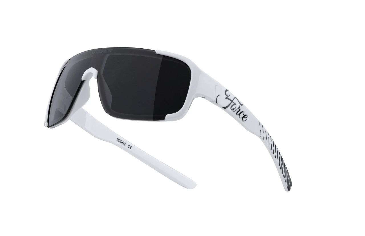 1. Ochelari Force Chic, lady/junior, lentila neagra, alb/negru