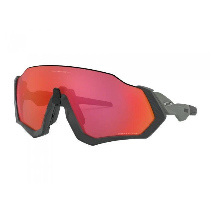 1. Ochelari Oakley Flight Jacket Matte Steel / Prizm Trail Torch