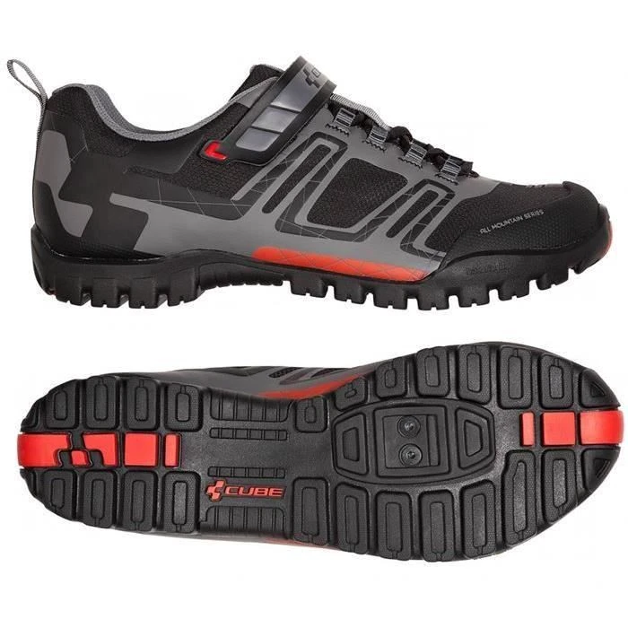 1. Pantofi Ciclism CUBE All Mountain Blackline
