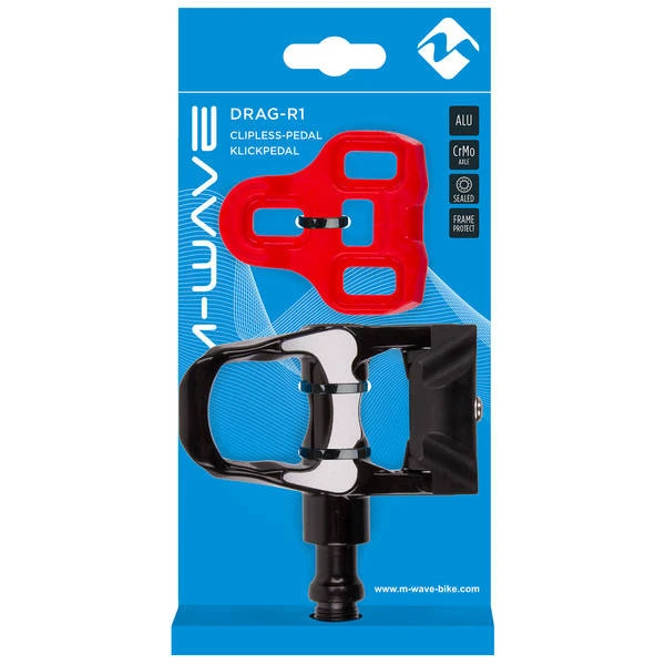 1. Pedale Aluminiu Road M-WAVE Drag-R1
