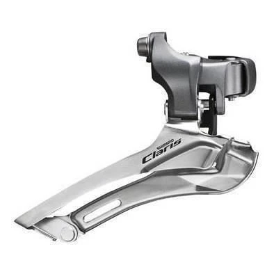 1. Schimbator Shimano Claris FD-2400 2x8 V Colier Argintiu