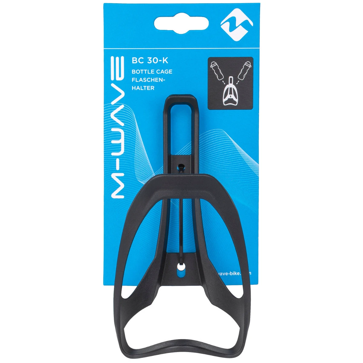 1. Suport Bidon Plastic M-WAVE BC 1-K