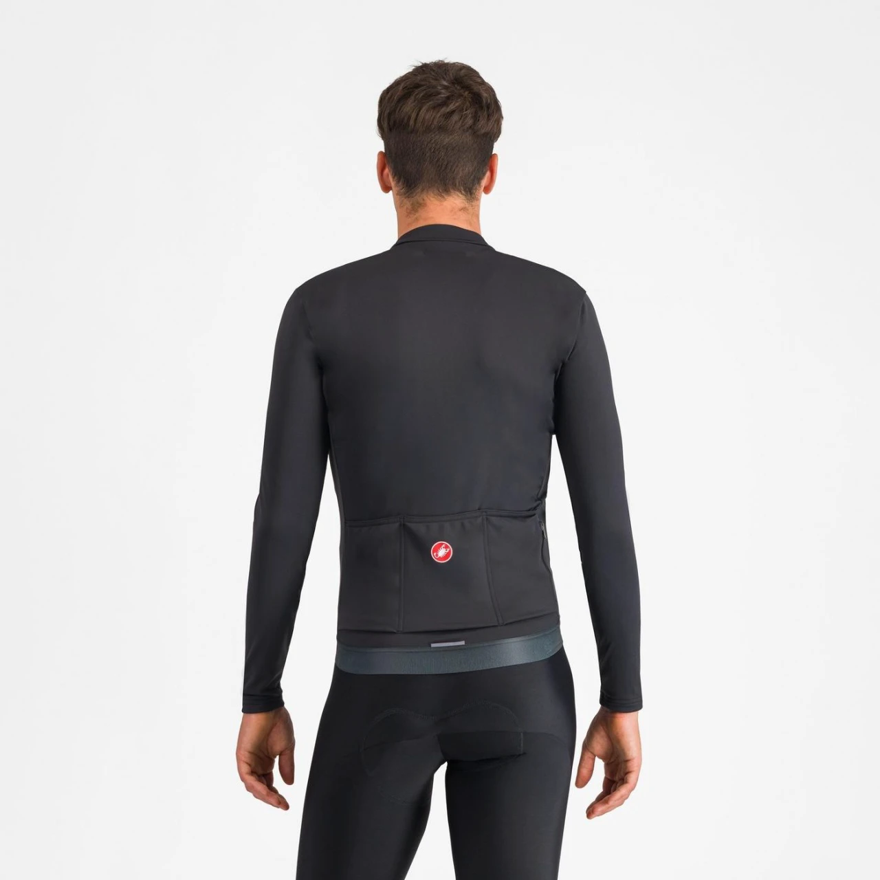 2. Tricou cu maneca lunga Castelli Espresso Thermal, Negru, XXL