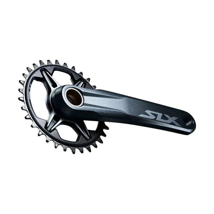3. Angrenaj de bicicleta Shimano SLX FC-M7100 brat 175mm negru 12 vit