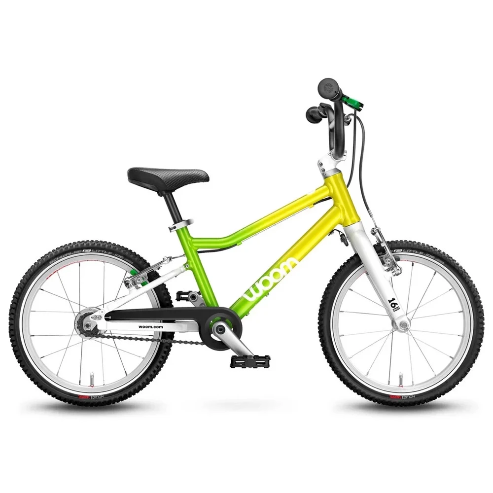 1. Bicicleta copii WOOM 3 Automagic Atomic Neon