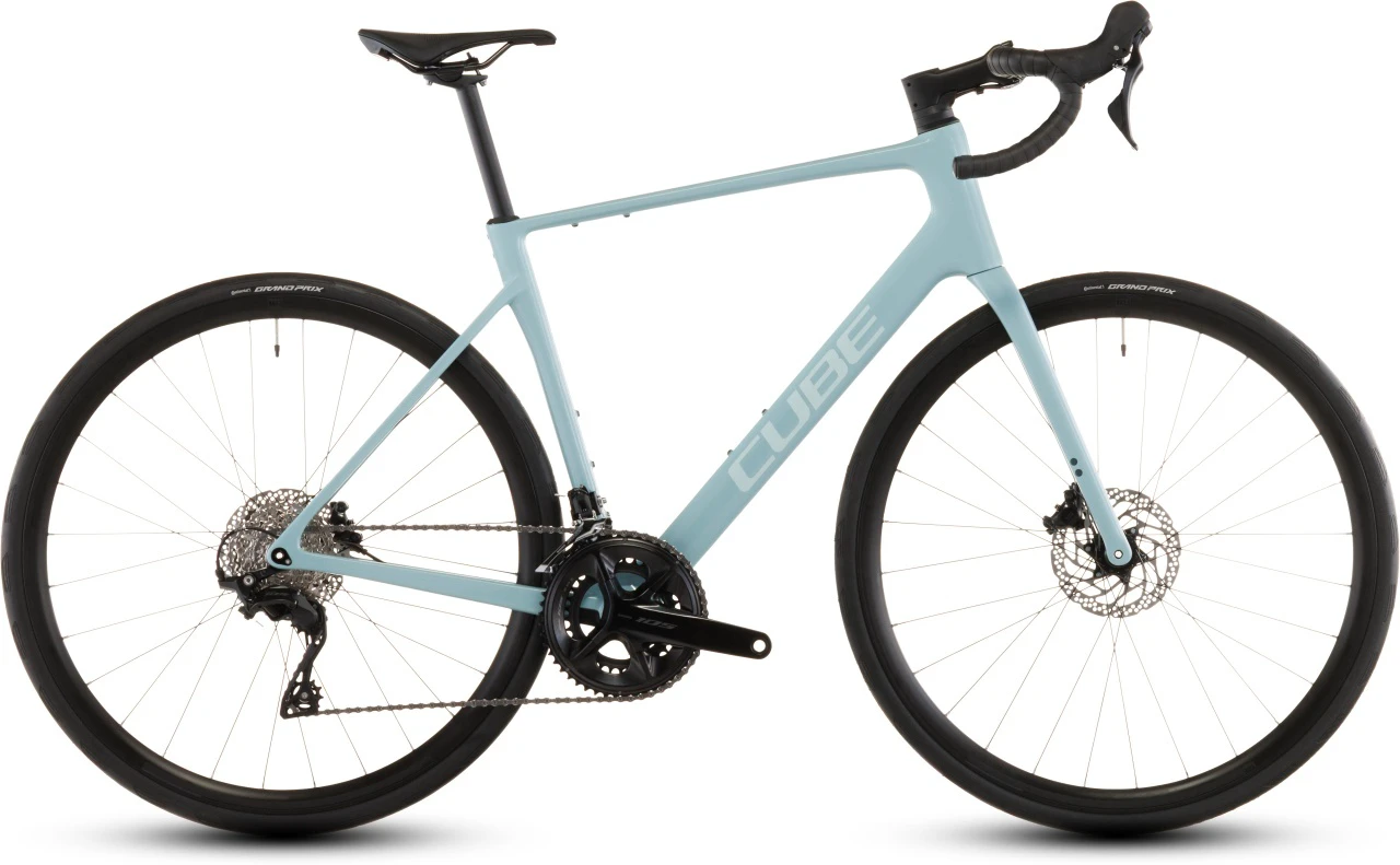 1. BICICLETA CUBE ATTAIN C:62 RACE SKYLIGHTBLUE CYAN