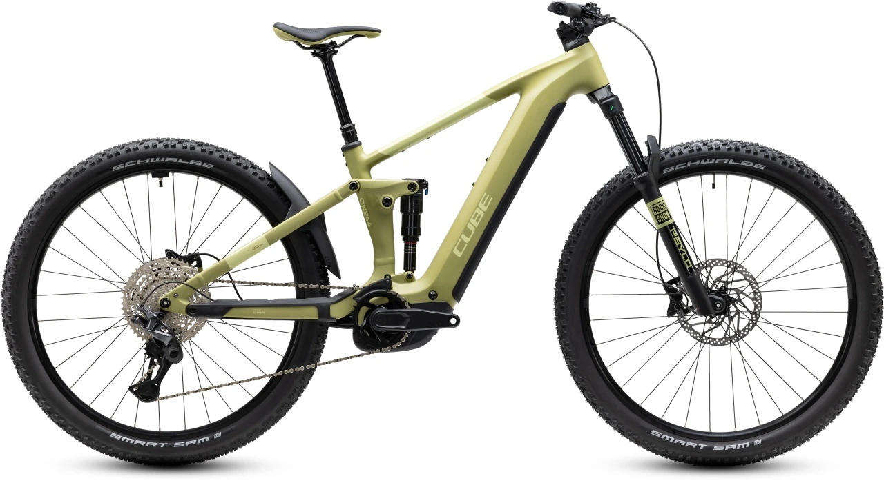 1. BICICLETA ELECTRICA CUBE STEREO HYBRID ONE44 PRO 800 SOFTWILLOW GREEN 2027 cadru L (20") - roti 29