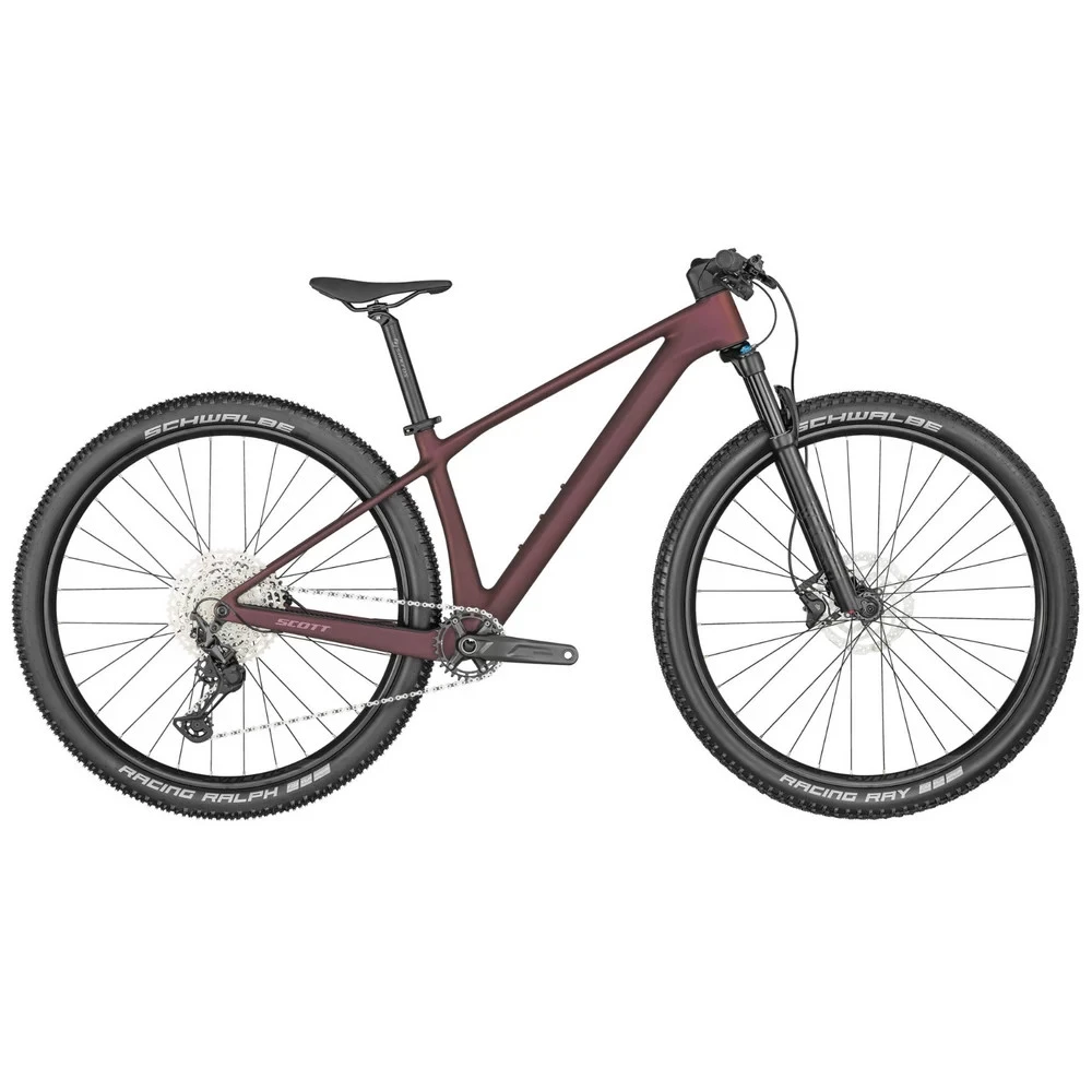 1. Bicicleta MTB Hardtail SCOTT Contessa Scale 910 Beetroot Red