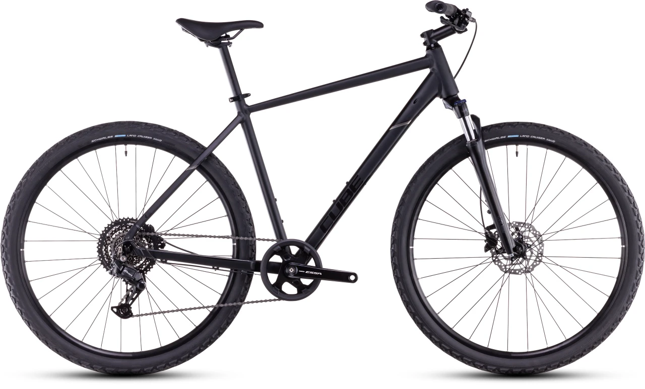 1. Bicicleta Trekking-Oras CUBE Nature ONE black´n´black