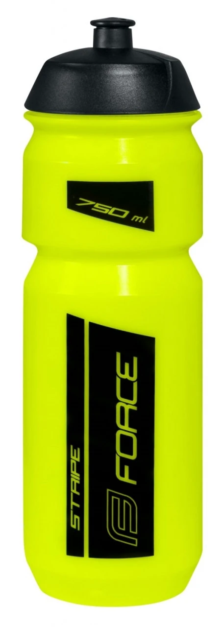 1. Bidon Force Stripe 0.75l fluo/negru