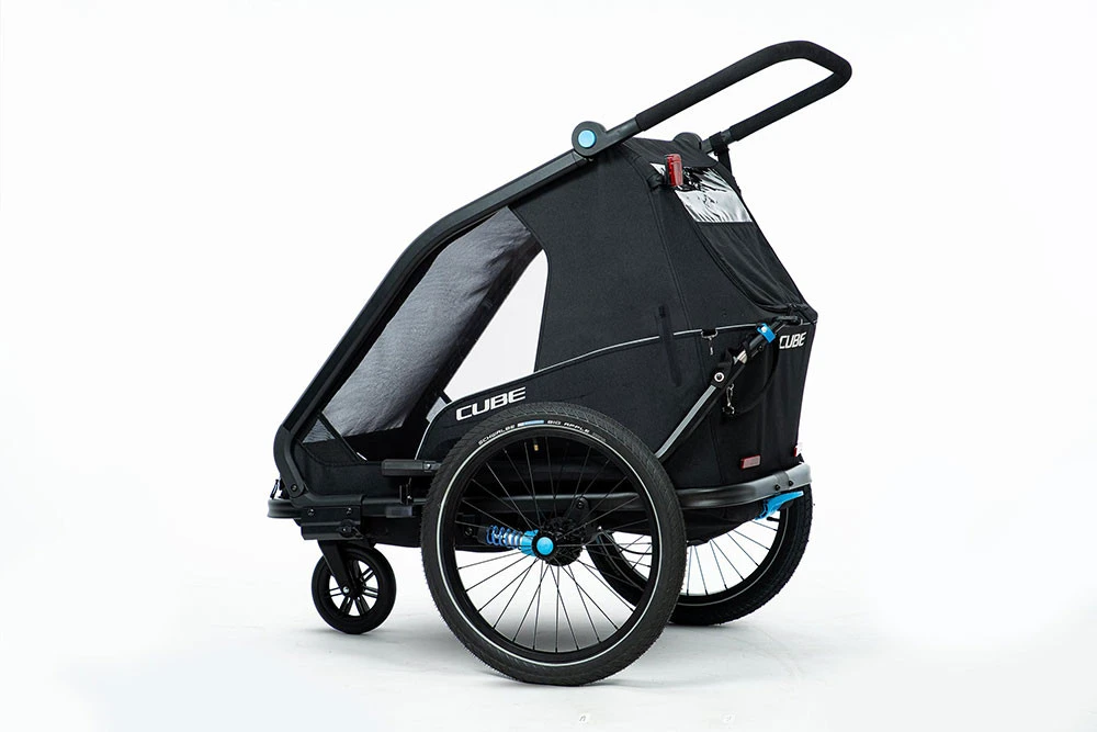 2. CARUCIOR TRANSPORT COPII CUBE DOUBLE CMPT Negru