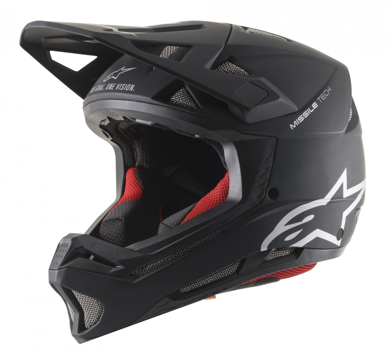1. Casca Alpinestars Missile tech Solid Black Matt