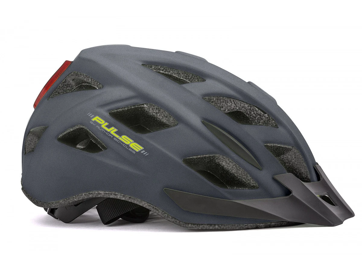 1. Casca Ciclism AUTHOR Pulse LED X8 58-61 cm Grey