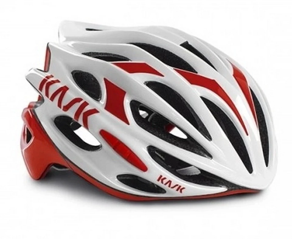 1. Casca Kask Mojito Alb/Rosu M (52-58 cm)