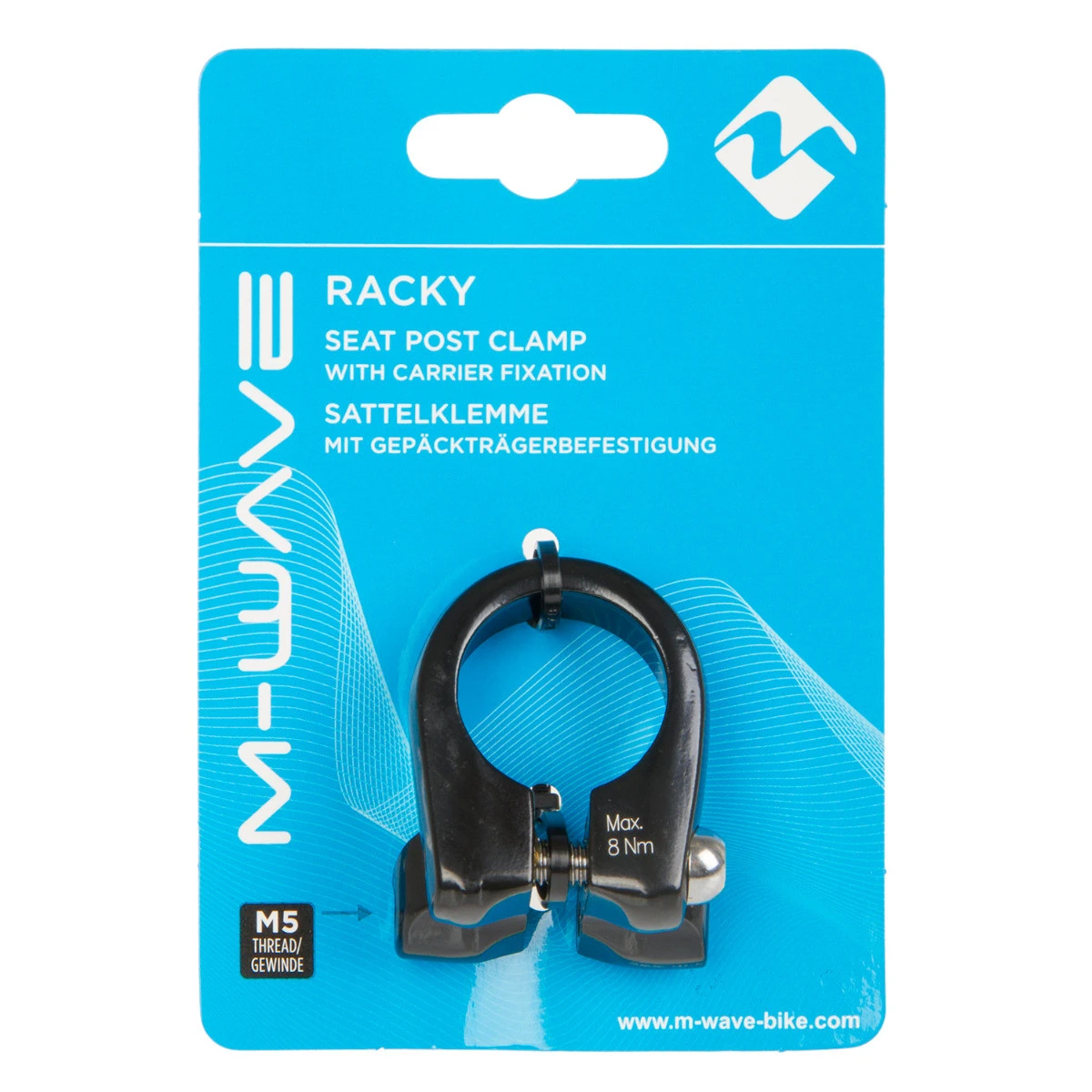 2. Colier Sa cu Suport Fixare Portbagaj M-WAVE "RACKY"-34,9 mm