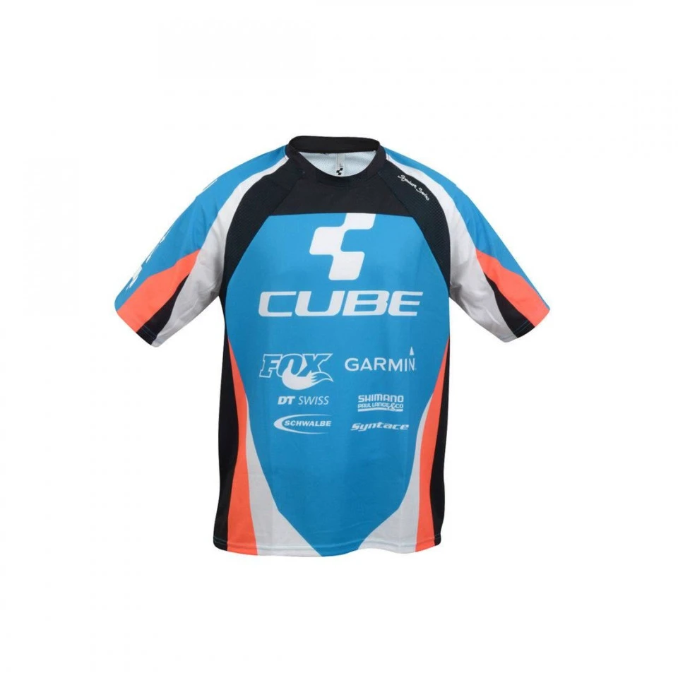 1. Jersey CUBE ACTION TEAM Roundneck S/S blue´n´white´n´black