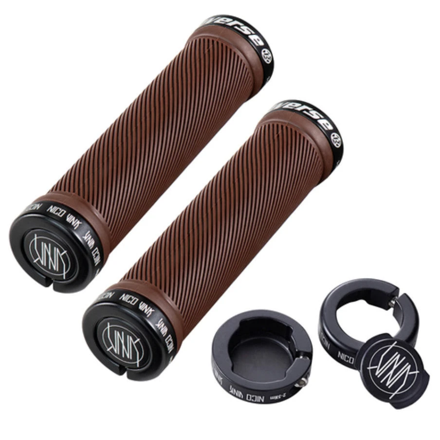 1. Mansoane Reverse Nico Vink 130/30mm Lock On maro/negru