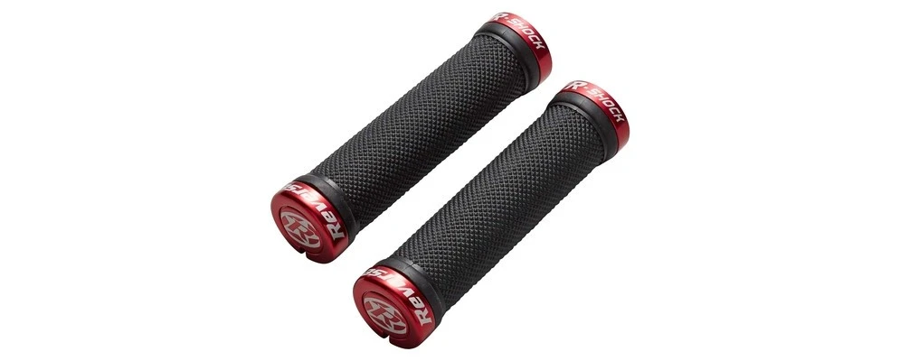 1. Mansoane Reverse R-Shock Lock On 130/29mm negru/rosu