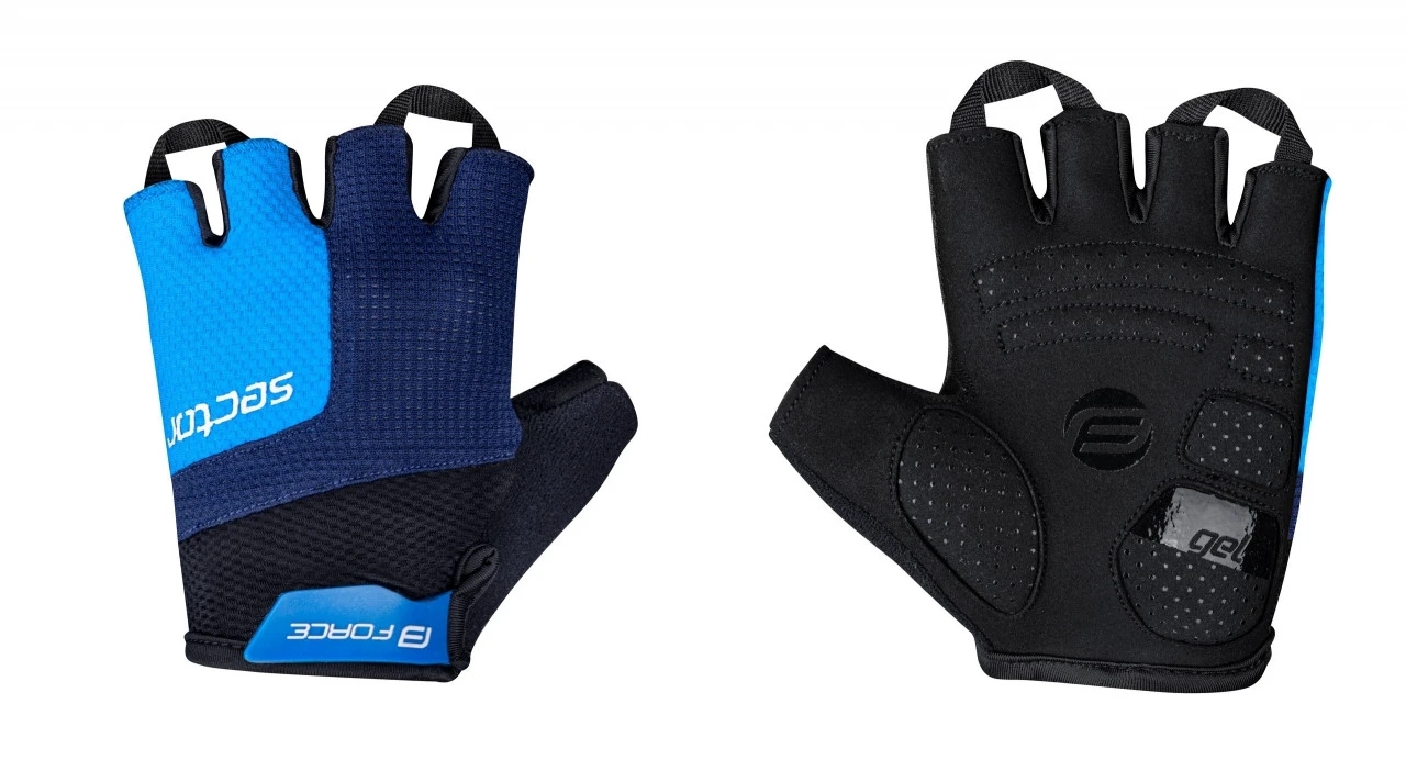 1. Manusi Force Sector gel negru/albastru