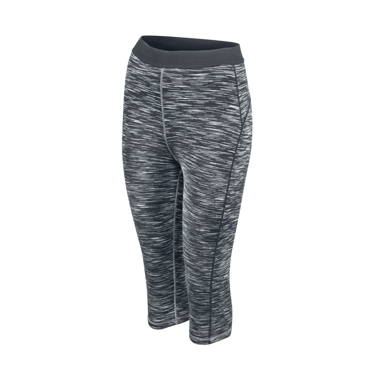 1. Pantaloni 3/4 fara bazon Force Lady Fit gri