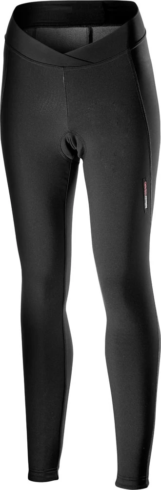 1. Pantaloni lungi Castelli Meno Wind W de dama Negru