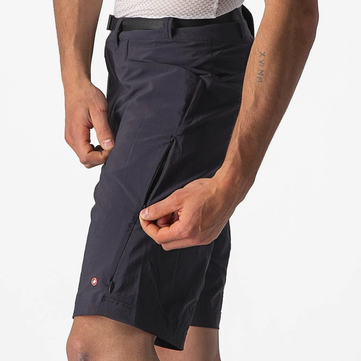 3. Pantaloni scurti Castelli Unlimited Trail Baggy Negru
