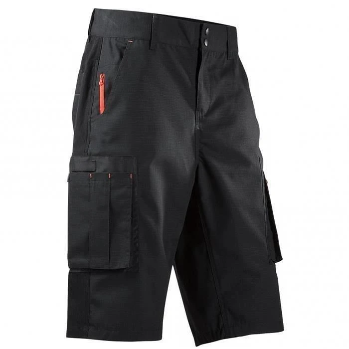 1. PANTALONI SCURTI CUBE WORK BLACK RED L