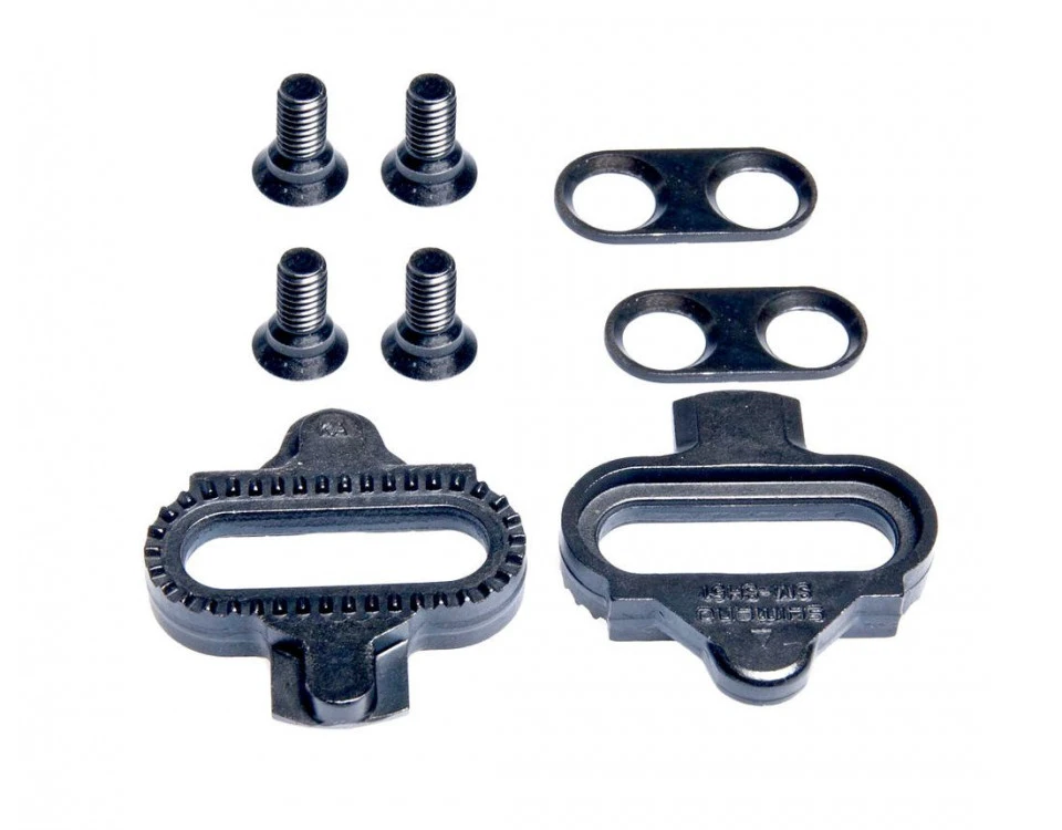 2. Pedale SHIMANO PD-M520L SPD fara catadioptrii + placute SM-SH51 negru