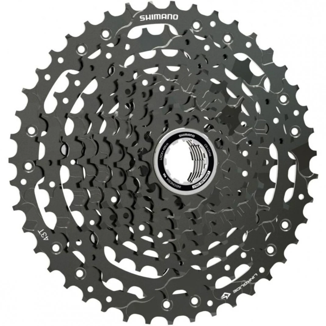 2. Pinioane de bicicleta SHIMANO CS-LG400 CUES 11-48T 10 Viteze Linkglide