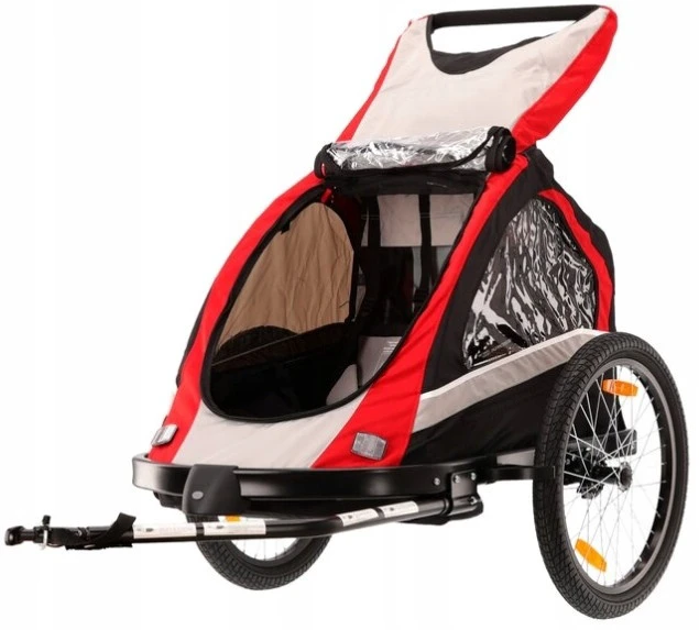 1. REMORCA PENTRU BICICLETA SAU ALERGARE KROSS FREEDOM CAPACITATE 2 COPII