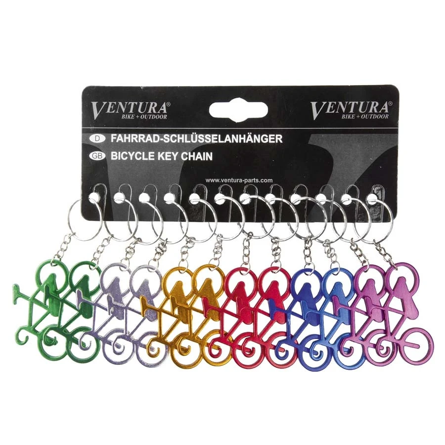 1. Set Breloc Bicicleta Aluminiu VENTURA 12 buc