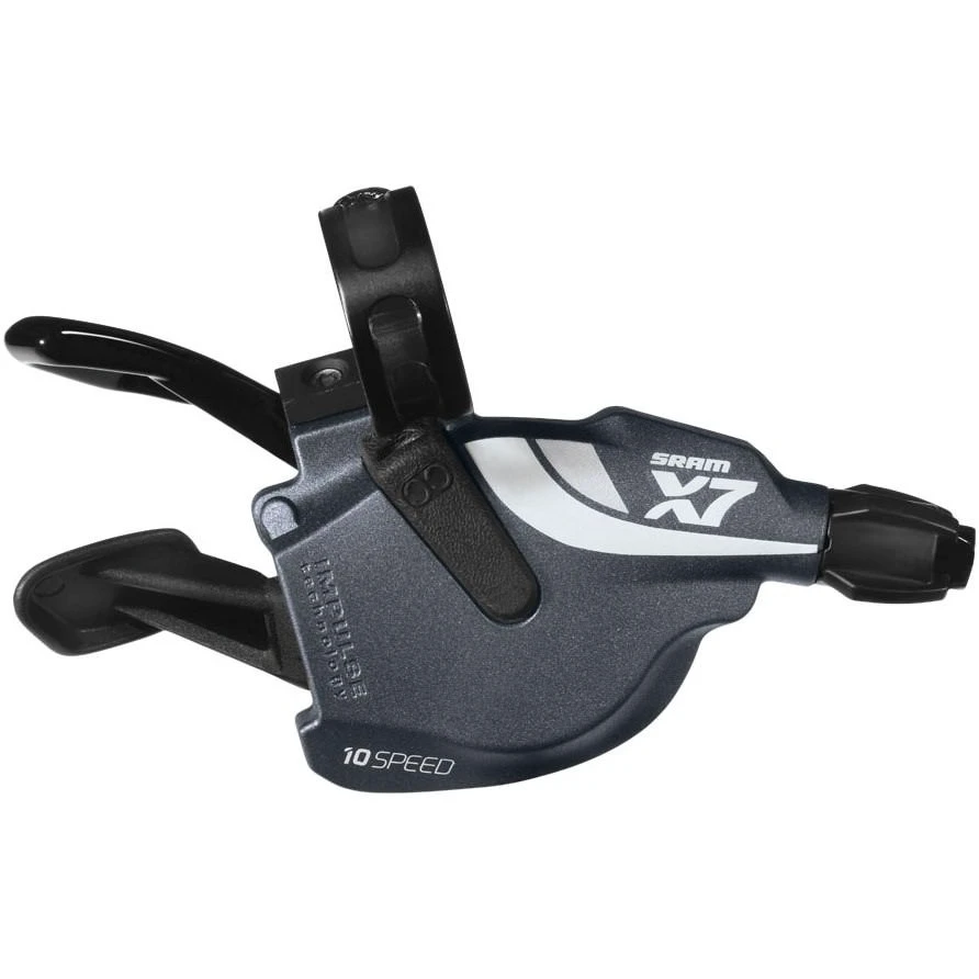1. Set manete schimbator Sram X7 Set 3x10v negru-sidef