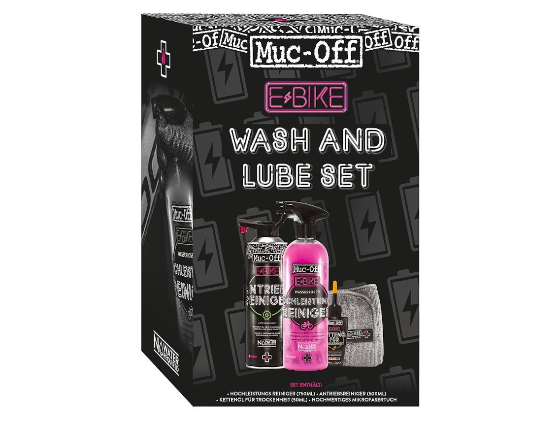 1. Set Muc-Off eBike Wash and Lube Kit