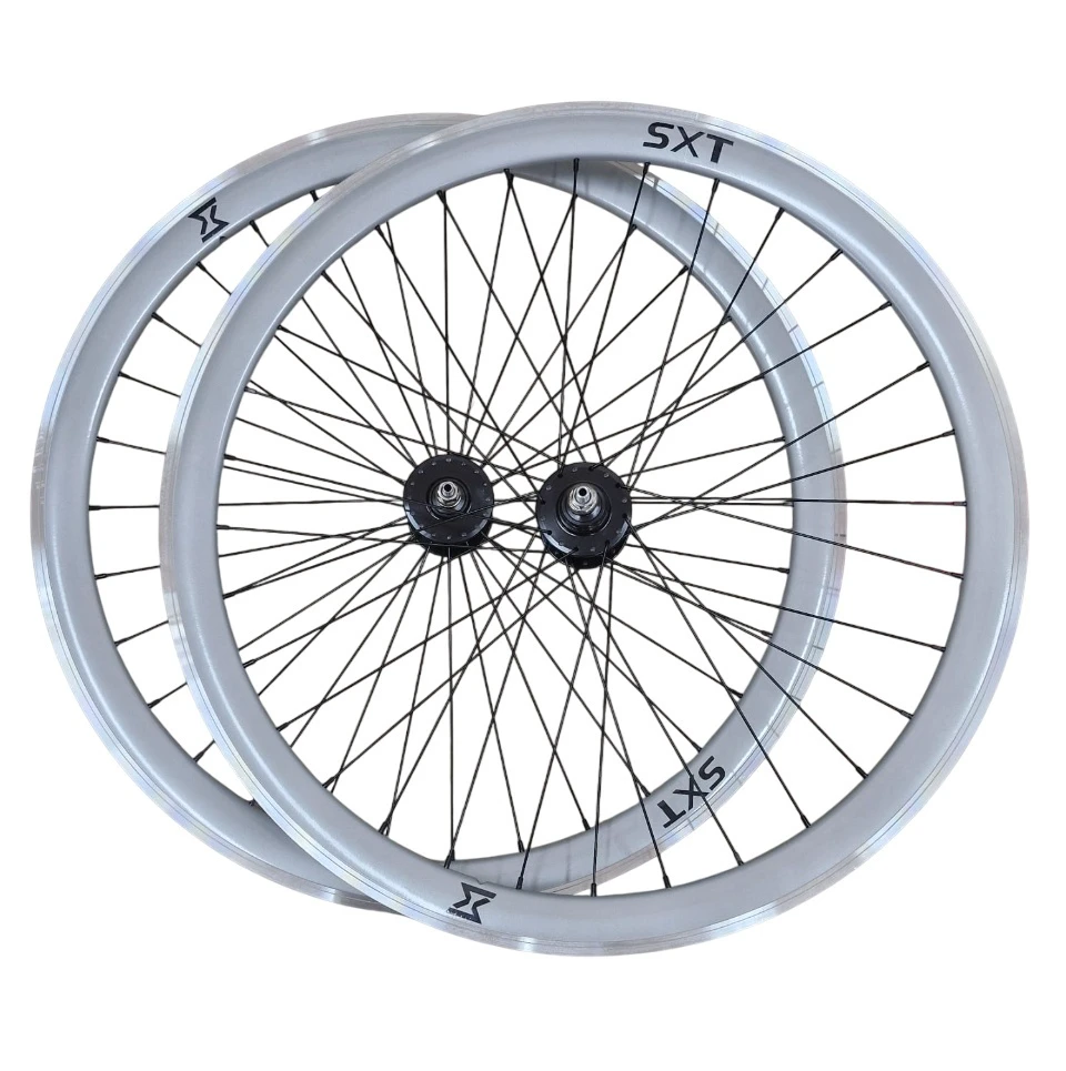 1. Set Roti SXT Single Speed/Fixie 700-32H 40 mm Silver