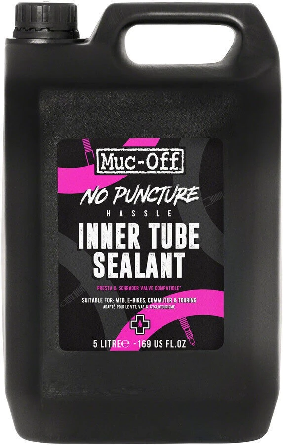 1. Solutie antipana Muc-Off No Puncture Hassle Inner Tube Sealant 5L