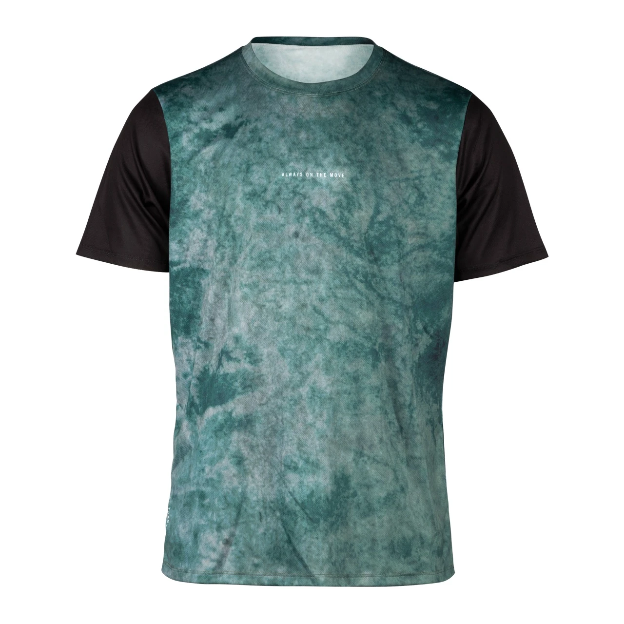 1. Tricou Force MTB Move maneci scurte, Verde Inchis XXXL