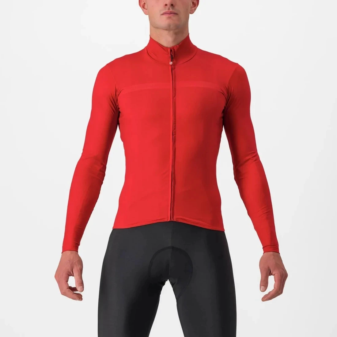 1. Tricou maneca lunga CASTELLI PRO Thermal Mid LS Rosu