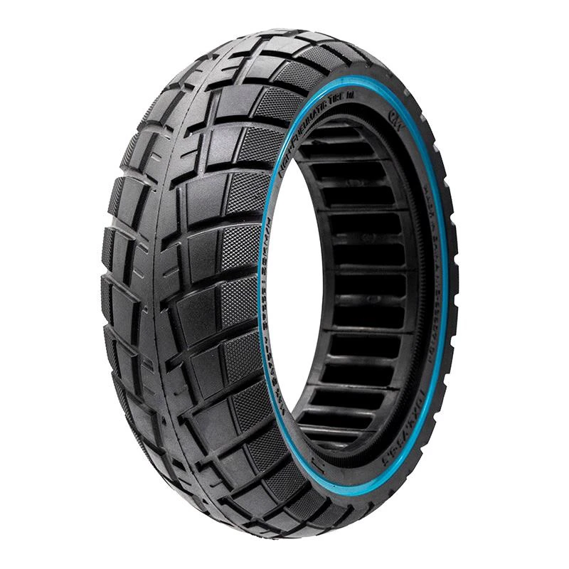 1. Anvelopa plina trotineta Ultra-Light E-Wheel 10x2.75-6.5/B55 - Blue line