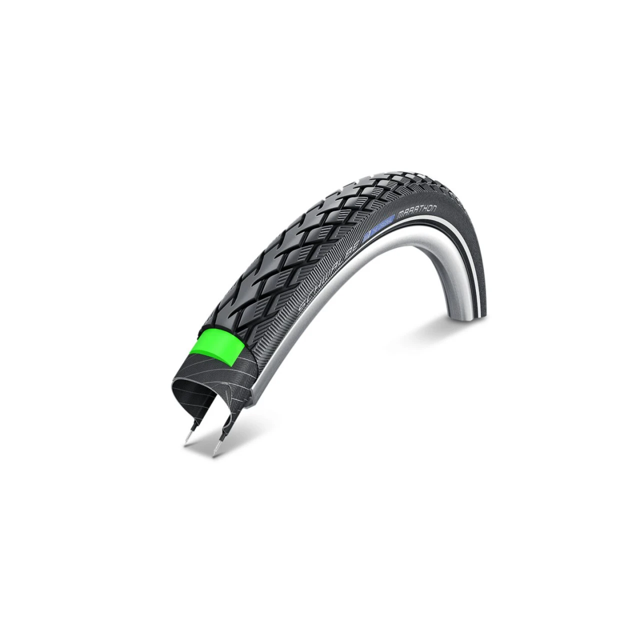 1. ANVELOPA SCHWALBE MARATHON PERFORMANCE GREENGUARD TWINSKIN 32-622 NEGRU