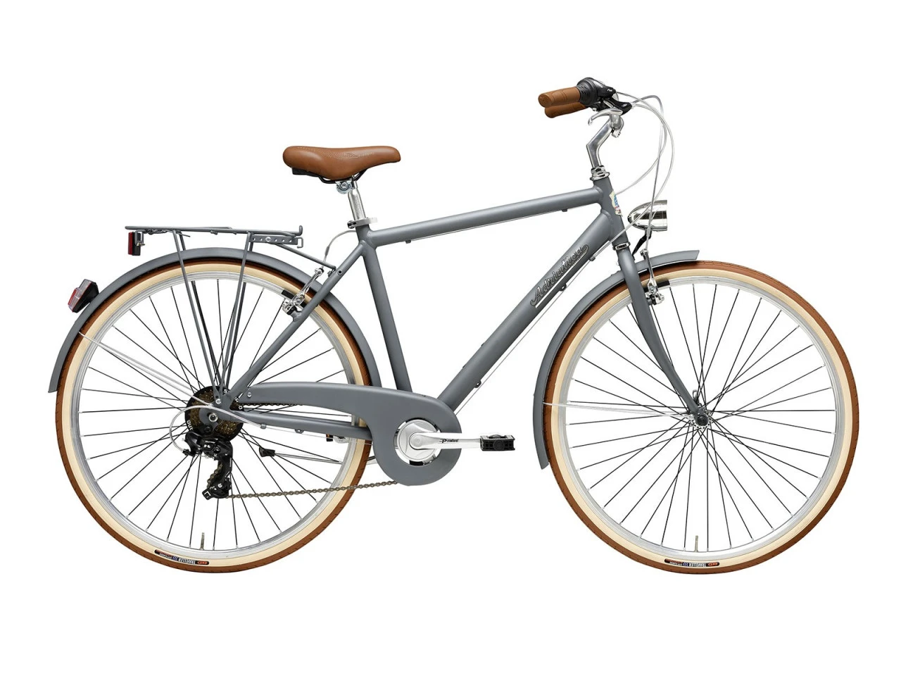 1. Bicicleta Adriatica Retro Man 28 Gri Mat 550mm