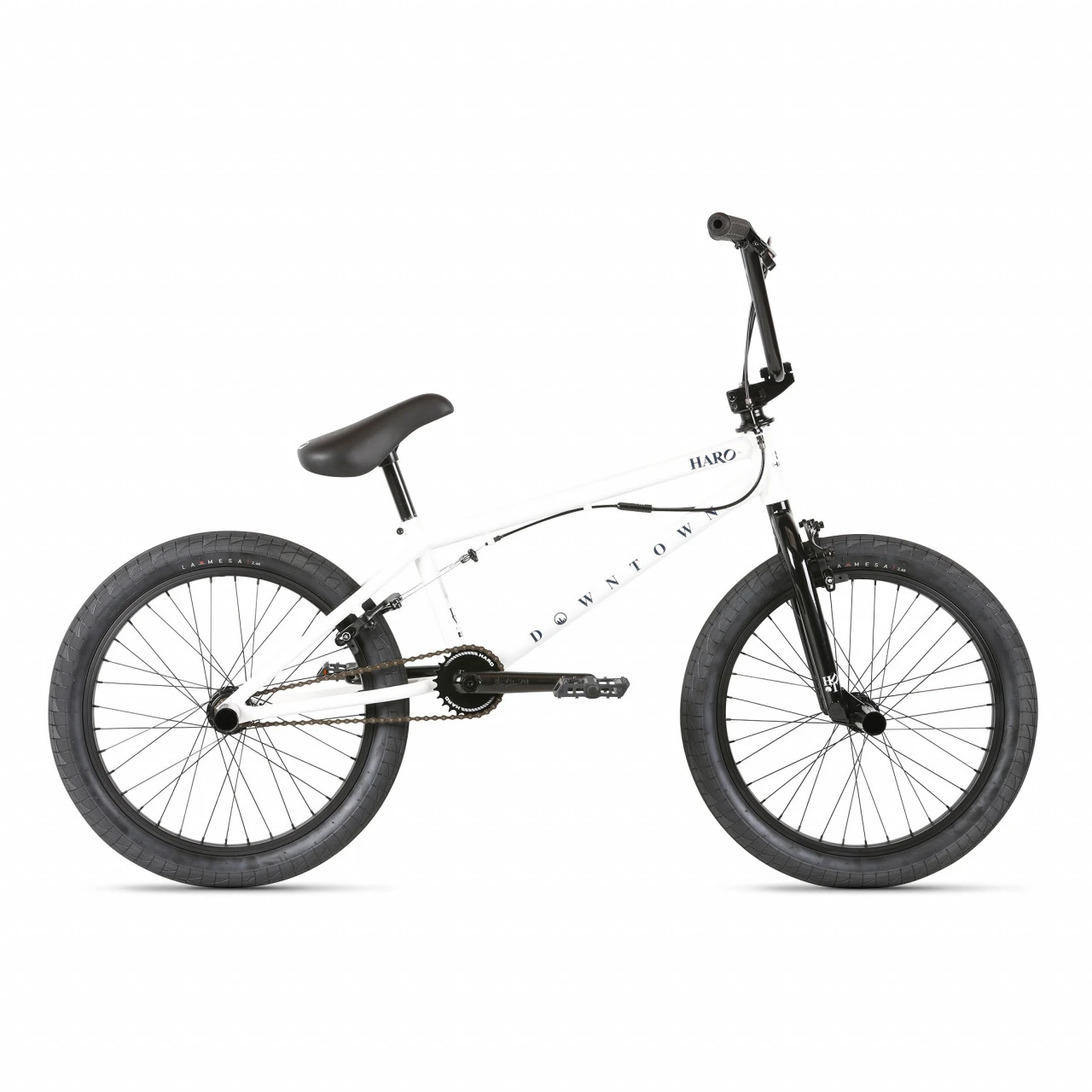 1. Bicicleta BMX Haro Downtown DLX 20 Alb