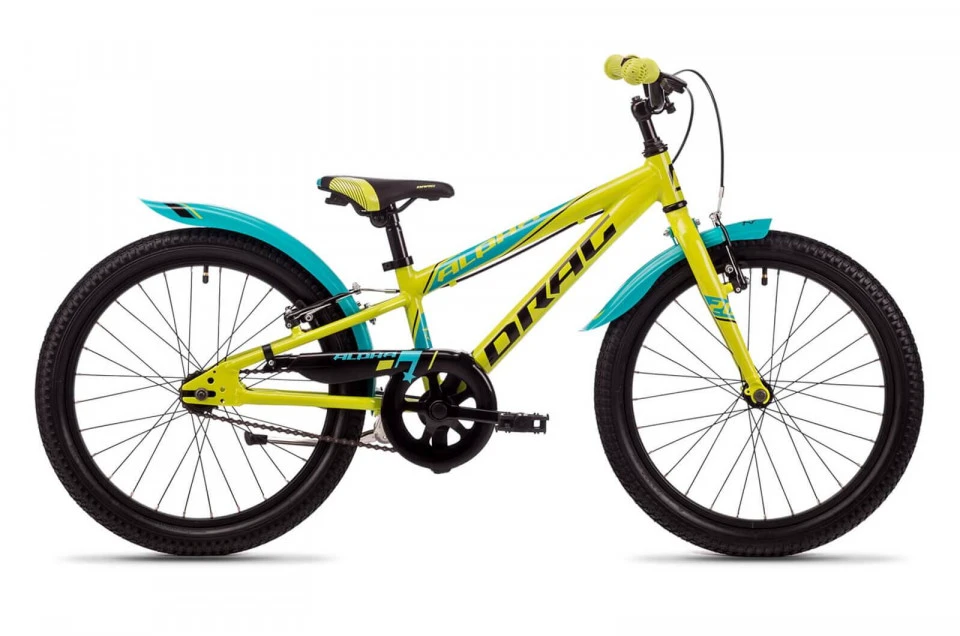 1. Bicicleta copii DRAG Alpha 20" Verde Neon