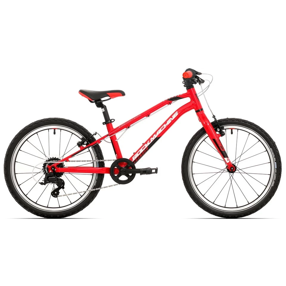 1. Bicicleta Copii ROCK MACHINE Thunder 20 VB Gloss Red-White-Black