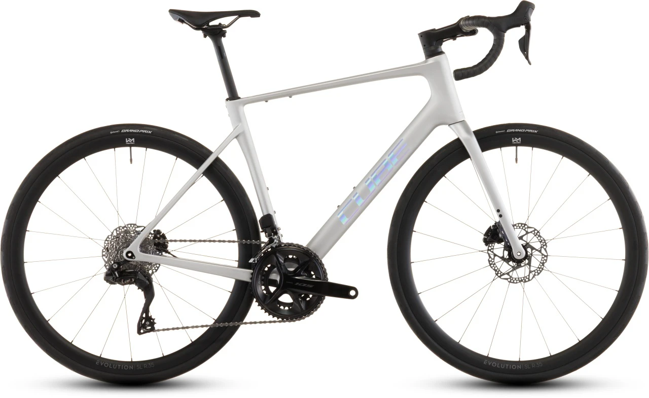 1. BICICLETA CUBE ATTAIN C:62 SLX SLEEKGREY PRISM