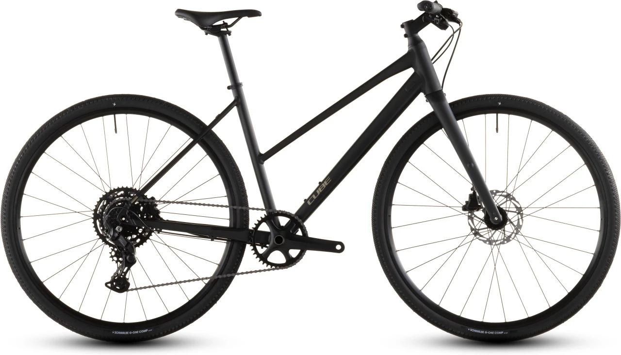 1. BICICLETA CUBE NULANE PRO TRAPEZE GREY CHROME