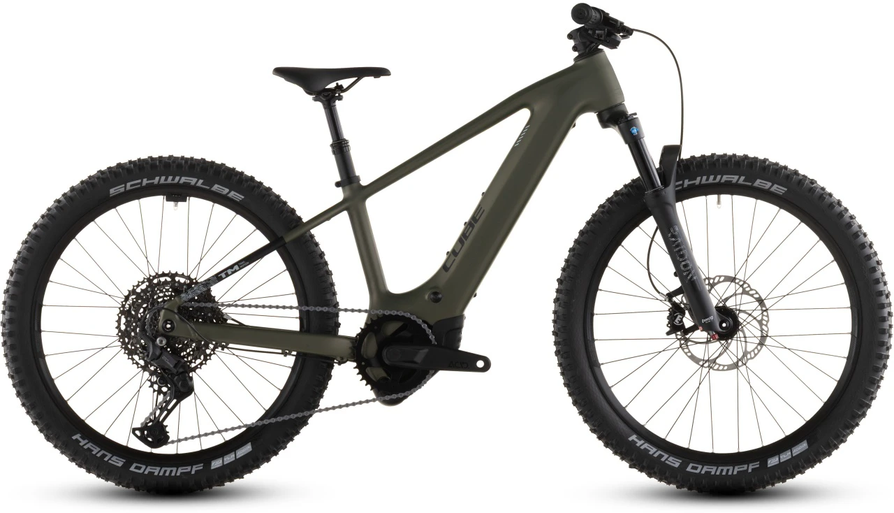 1. BICICLETA ELECTRICA CUBE ACID 240 HYBRID ROOKIE SLX 400X REEDGREEN MATRIX 2026 24inch