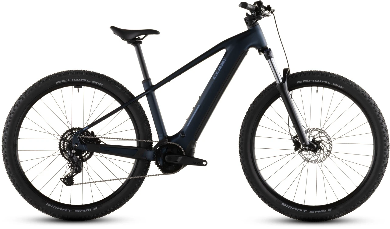 1. BICICLETA ELECTRICA CUBE REACTION HYBRID PERFORMANCE 600 INDIGOBLUE REFLEX