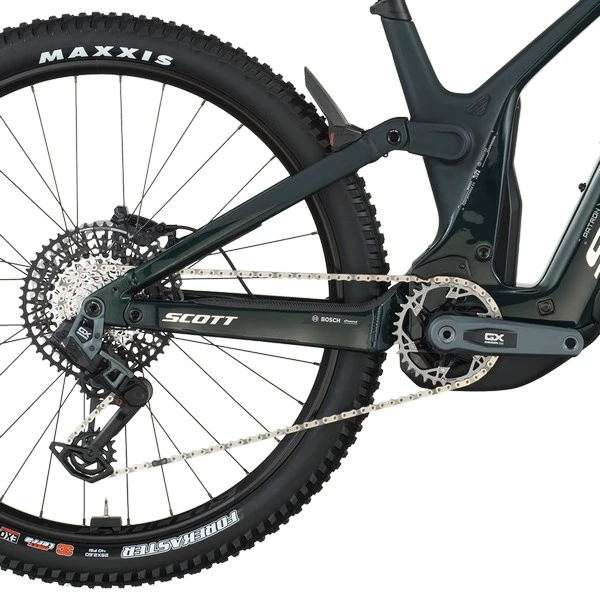 4. Bicicleta Electrica full suspention SCOTT Patron eRIDE 900 VERDE