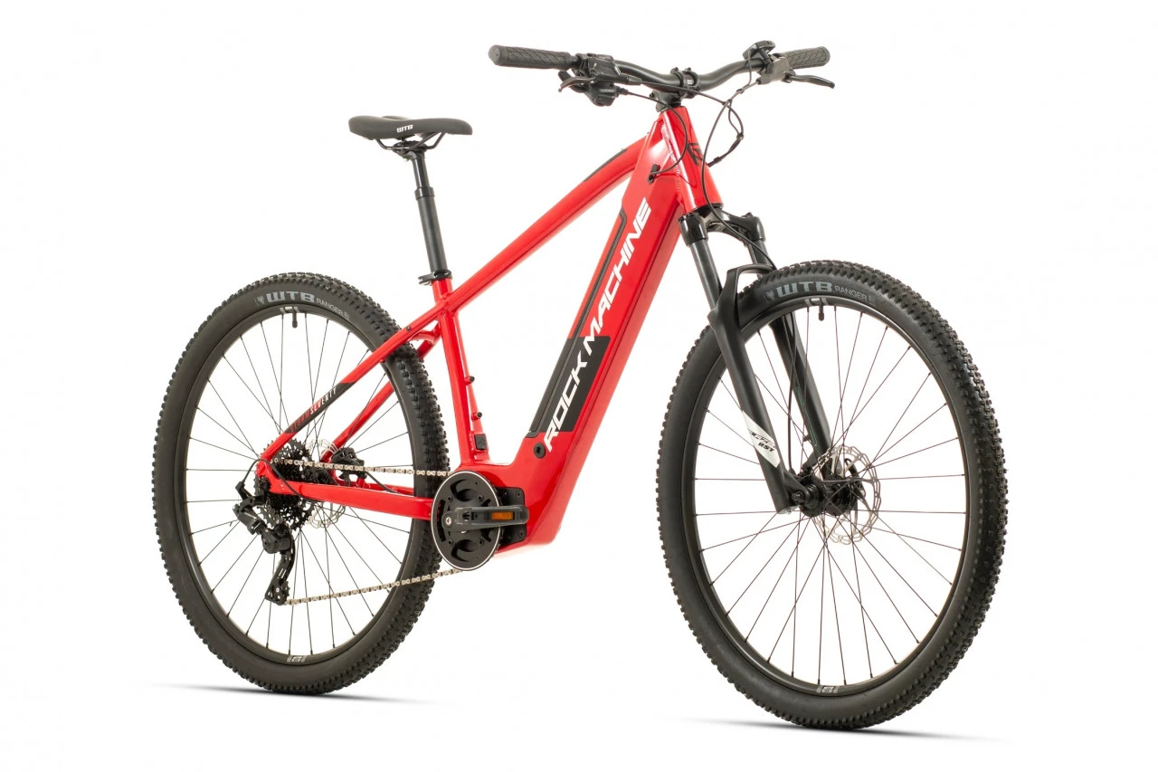 2. Bicicleta Electrica Rock Machine Storm INT e70-29 Gloss Red/Silver/Black